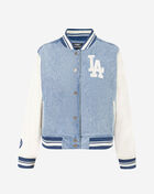 PRO STANDARD Los Angeles Dodgers Varsity Blues Denim Varsity Jacket  LLDU38409-DLN Blue 1