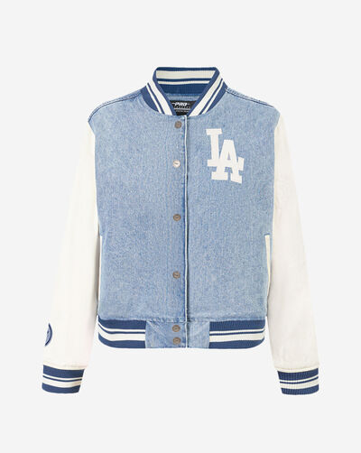 Los Angeles Dodgers Varsity Blues Denim Varsity Jacket 