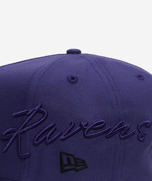 9Fifty Baltimore Ravens Script A-Frame Snapback Hat