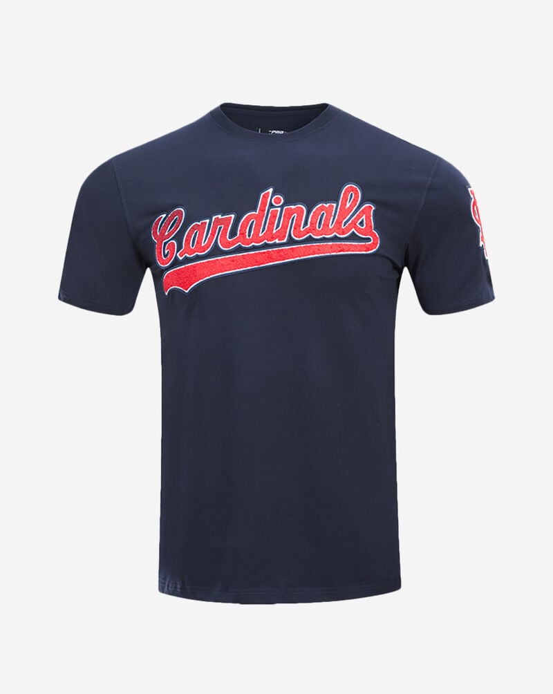 PRO STANDARD St. Louis Cardinals Classic Chenille Tee LSC131723-MDN Blue 1