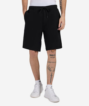Tech Graphic Embroidery Script Athletic Shorts 