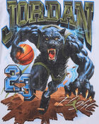 Jordan Big Kids' Panther Graphic Tee 95G394-WHITE White 3