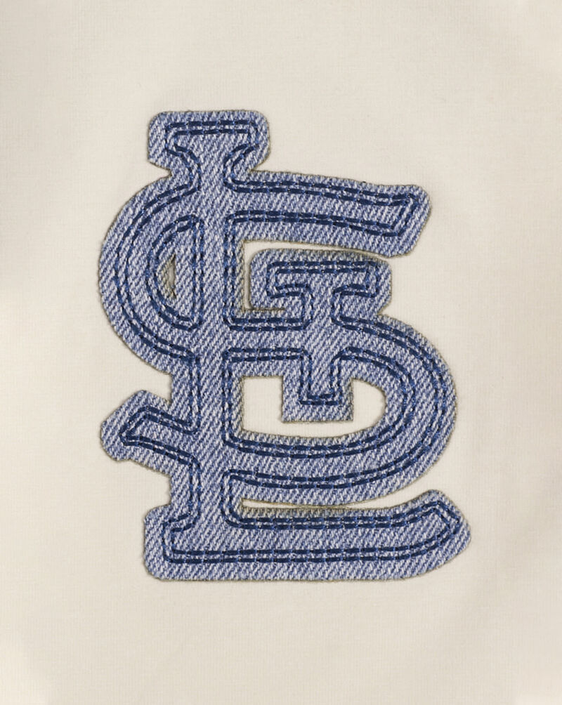 PRO STANDARD St. Louis Cardinals Varsity Blues Boxy Tee  LSCA39002-LIN cream 4