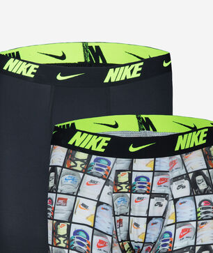 Big Kids' 2PK Printed Long Boxer Briefs