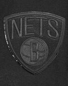 Brooklyn Nets Triple Black Wool Varsity Jacket