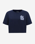 PRO STANDARD St. Louis Cardinals Varsity Blues Boxy Tee LSCA39002-MDN Blue 1