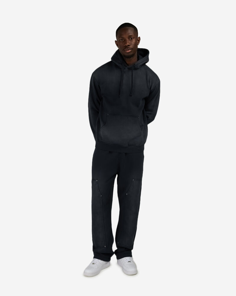 SNIPES Fleece Pullover Hoodie  FW26-MA003-010 Black 4
