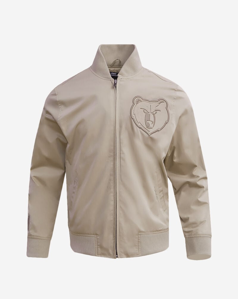 PRO STANDARD Memphis Grizzlies Neutral Twill Jacket BMG658744-TAU Beige 1