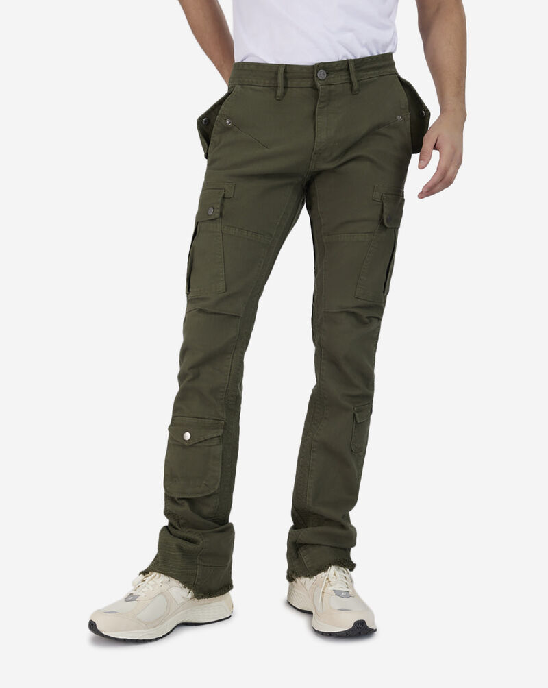Jordan Craig Stacked Twill Cargo Pants JTF216J-GRN Green 1