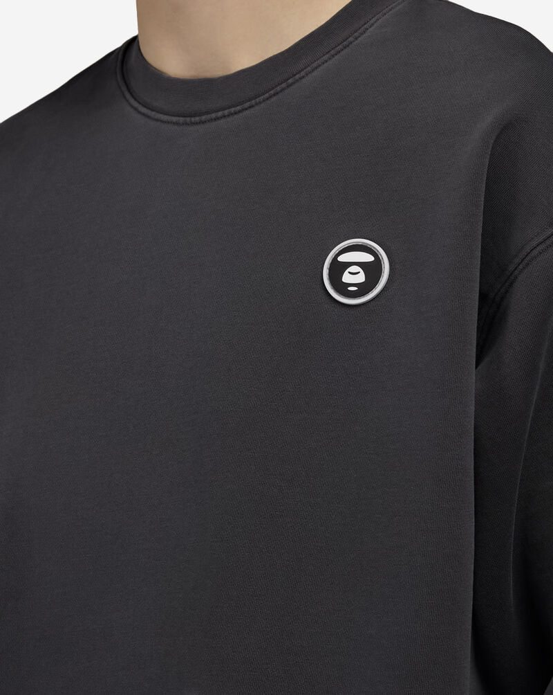 AAPE Washed Fleece Crewneck AAPSWMC350XXP-BKL Grey 3