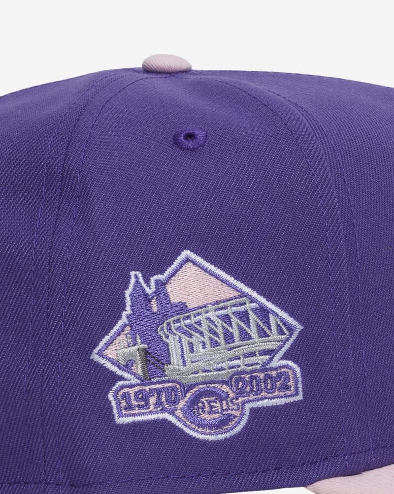 New Era 9Fifty Cincinnati Reds A-Frame Snapback Hat 71011787 Purple 2