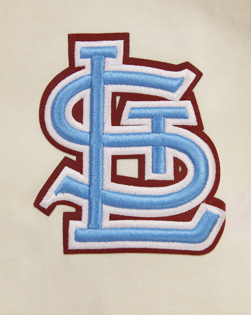 PRO STANDARD St. Louis Cardinals Retro Classic Fleece Pull Over Hoodie  LSC535475-EUN cream 2