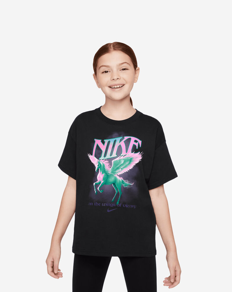 Nike Big Kids' Unicorn Graphic Tee HV5725-010 Black 1