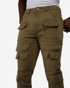 WAIMEA Twill Multi Pocket Cargo Pant SNM8847T-OLV Green 3