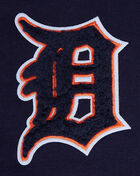 Detroit Tigers Classic Fleece Cropped Pull Over Hoodie 