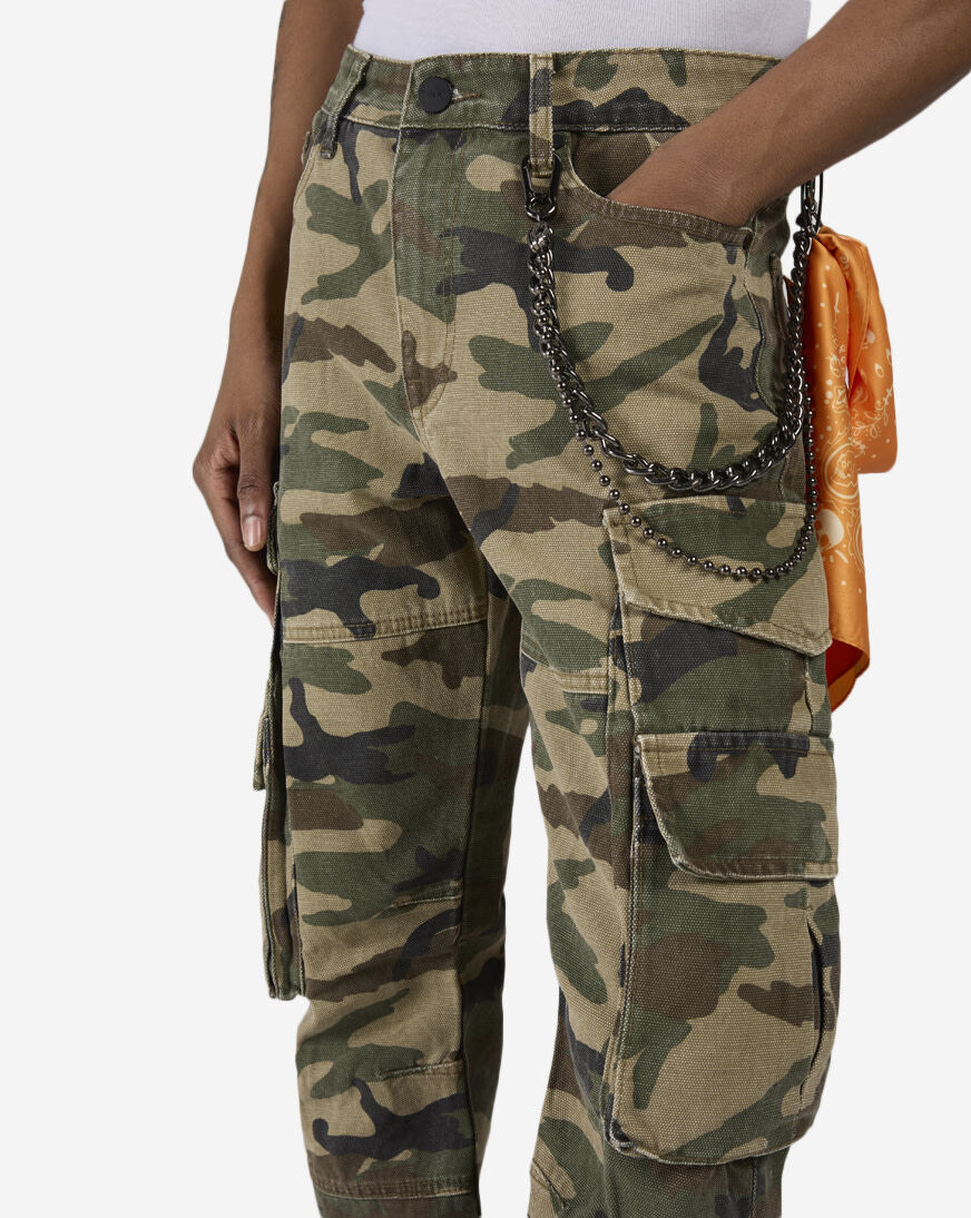 Shop Smoke Rise Grommet Utility Pants TP26S437SN-CAM camo | SNIPES USA