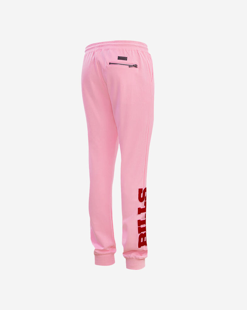 PRO STANDARD Buffalo Bills Classic Chenille Double Knit Jogger FBB4410171-PNK Pink 3