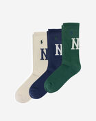 Polo Ralph Lauren 3Pk NY Crew Socks (L) 821651PK-991 Multi 1