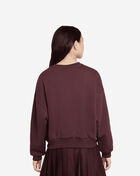 Nike Girls'  NSW Club Fleece Graphics Crew FZ5566-652 Red 2