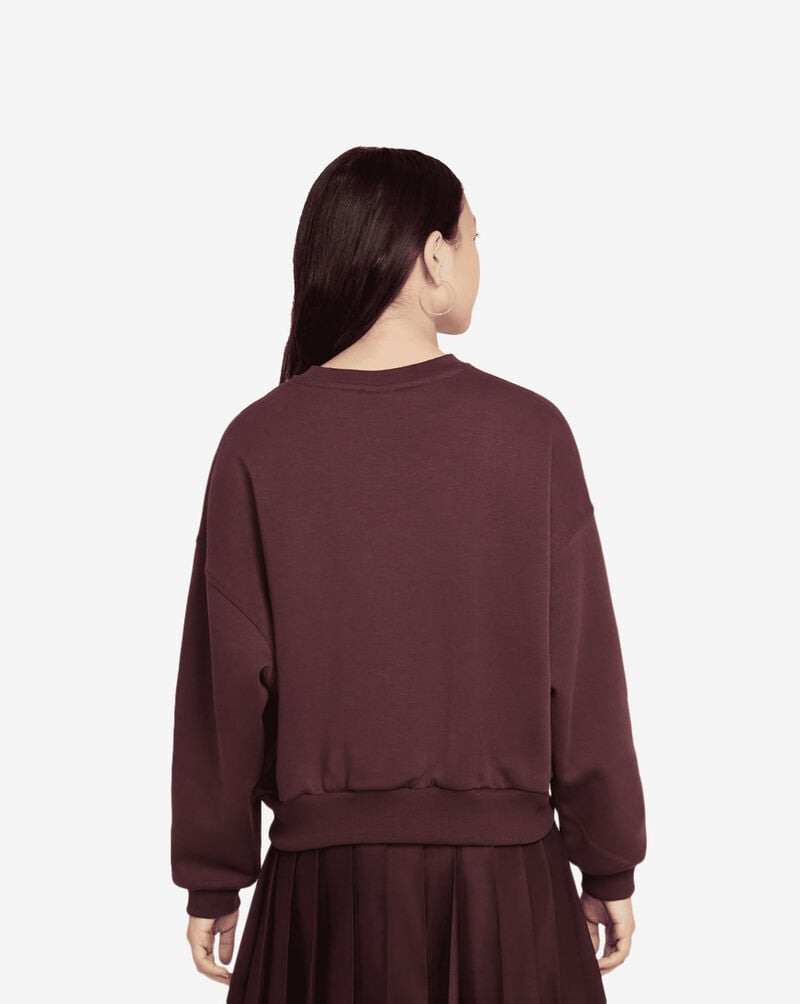 Nike Girls'  NSW Club Fleece Graphics Crew FZ5566-652 Red 2