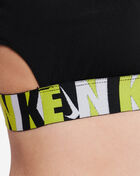 Logo Tape Cut-Out Bikini Top