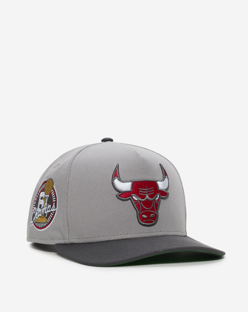 New Era 9Fifty Chicago Bulls A-Frame Snapback Hat 70931903 Grey 1