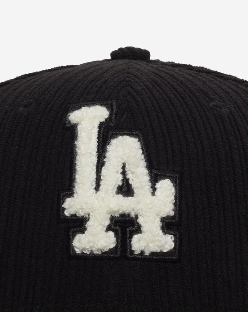 New Era 59Fifty Los Angeles Dodgers Chenille Cord Fitted Hat 60769966 Black 2