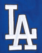 Los Angeles Dodgers Classic Chenille Double Knit Short Sleeve Pull Over Hoodie