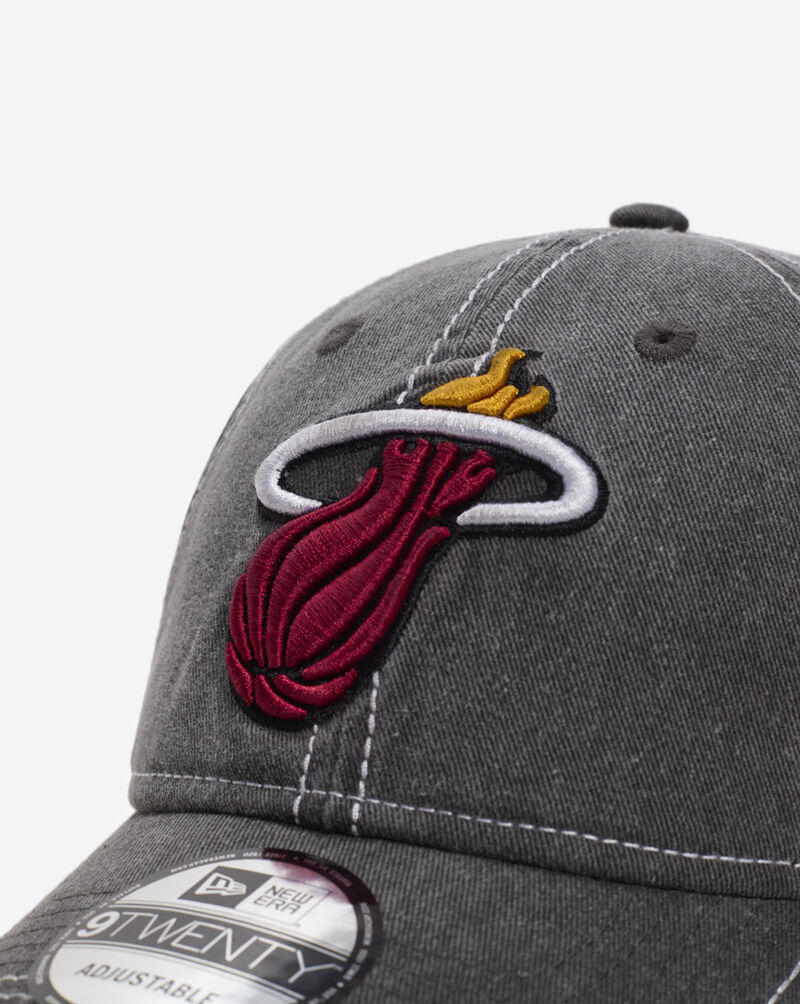 New Era 9Twenty Washed Miami Heat Adjustable Hat 60641333 Black 2