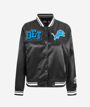 Detroit Lions Mash Up Rib Satin Jacket