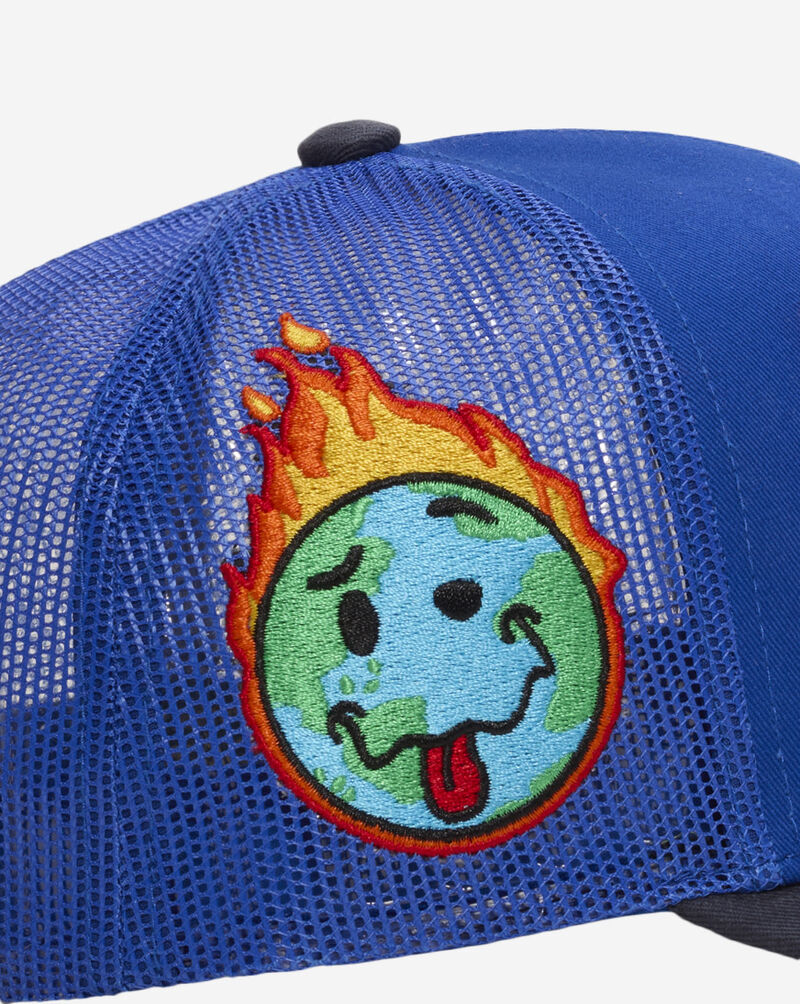 Field Grade Everything Is F'D Twill Mesh Back Trucker Hat 1006392 Blue 2