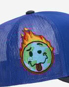 Field Grade Everything Is F'D Twill Mesh Back Trucker Hat 1006392 Blue 2