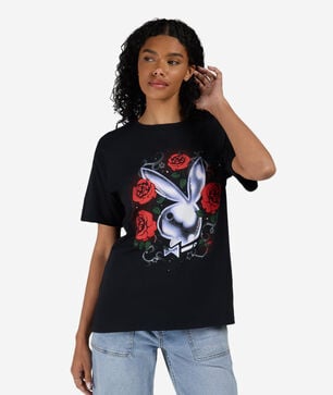 Playboy Bunny Roses Tee