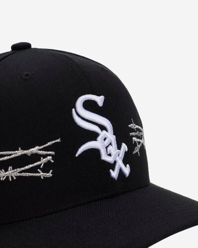 Chicago White Sox Pro Pinch Barbwire Snapback Hat Chicago White Sox Pro Pinch Barbwire Snapback Hat