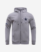 PRO STANDARD Dallas Cowboys Classic Chenille Double Knit Full-Zip Hoodie FDC5410296-GRY Grey 1
