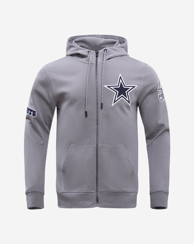 Dallas Cowboys Classic Chenille Double Knit Full-Zip Hoodie