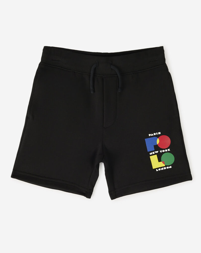 Polo Ralph Lauren Pre-School Logo Fleece Short 322934267001-BLK Black 1