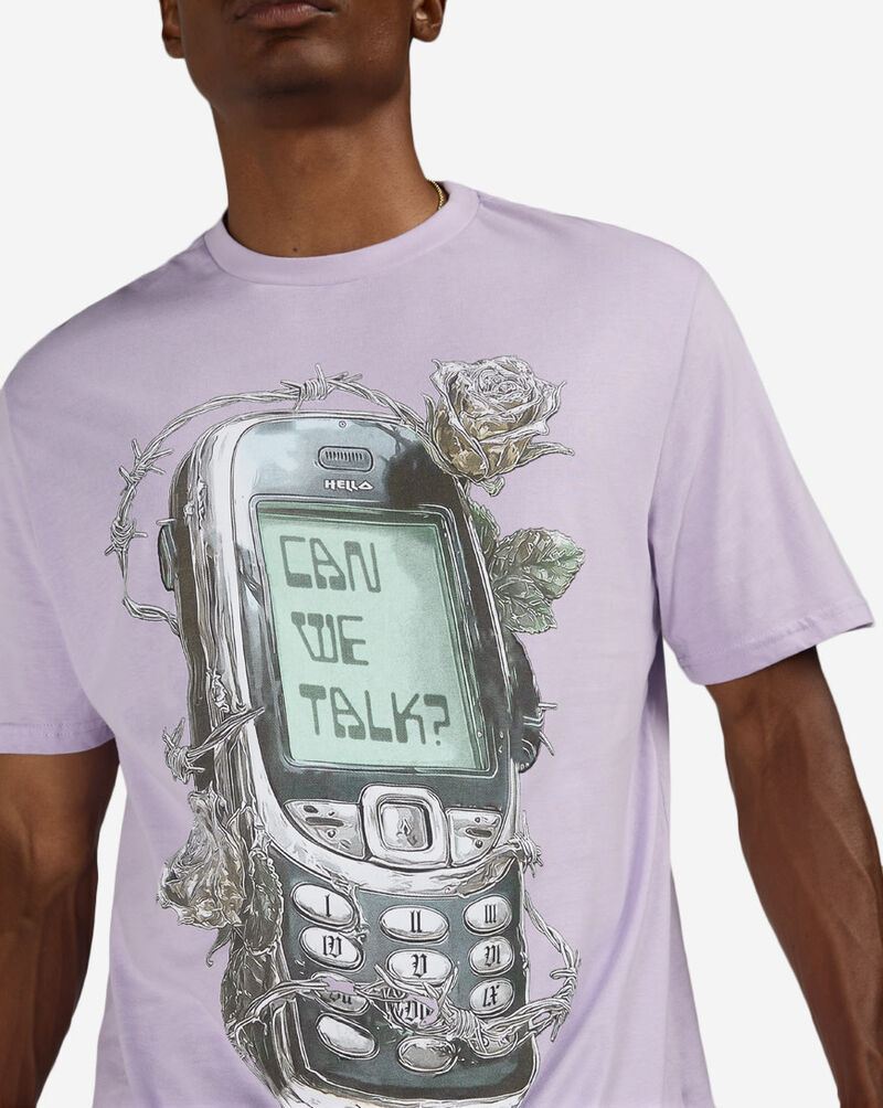 Urban Classics Who's Callin' My Phone Tee MTUS699-US-00145 Purple 3