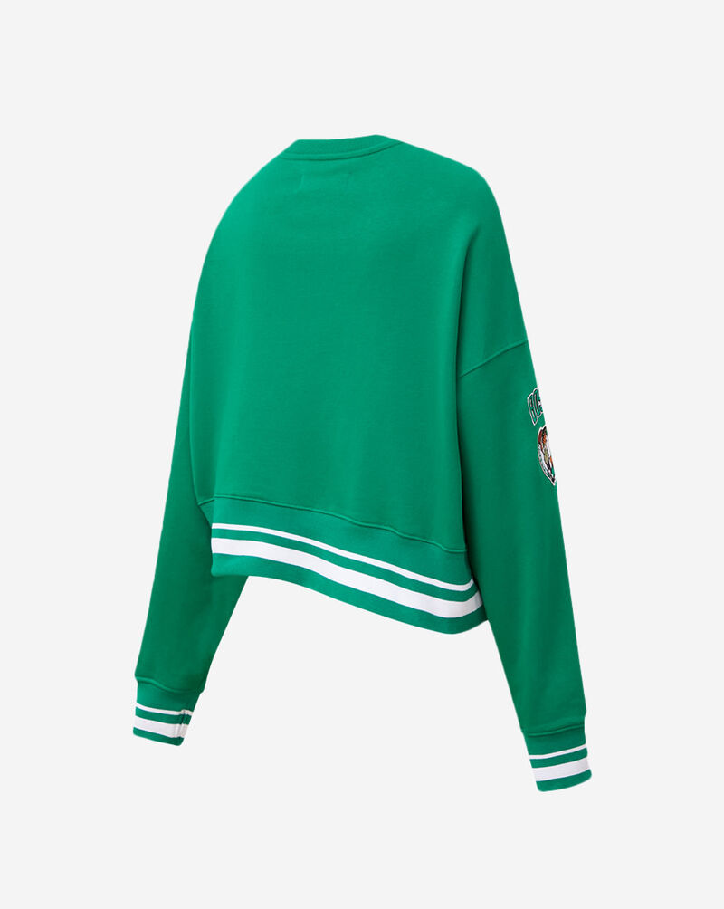 PRO STANDARD Boston Celtics Mash Up Rib Fleece Crewneck BBCC55731-KGR Green 3