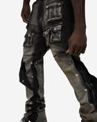 GUAPI Stacked Premium Denim Pants SHADOW-GRY-STACKED-PREM Black 3