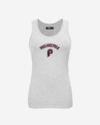 PRO STANDARD Philadelphia Phillies Retro Classic Relaxed Fit Racerback Tank Top LPHA37317-HGR Grey 1