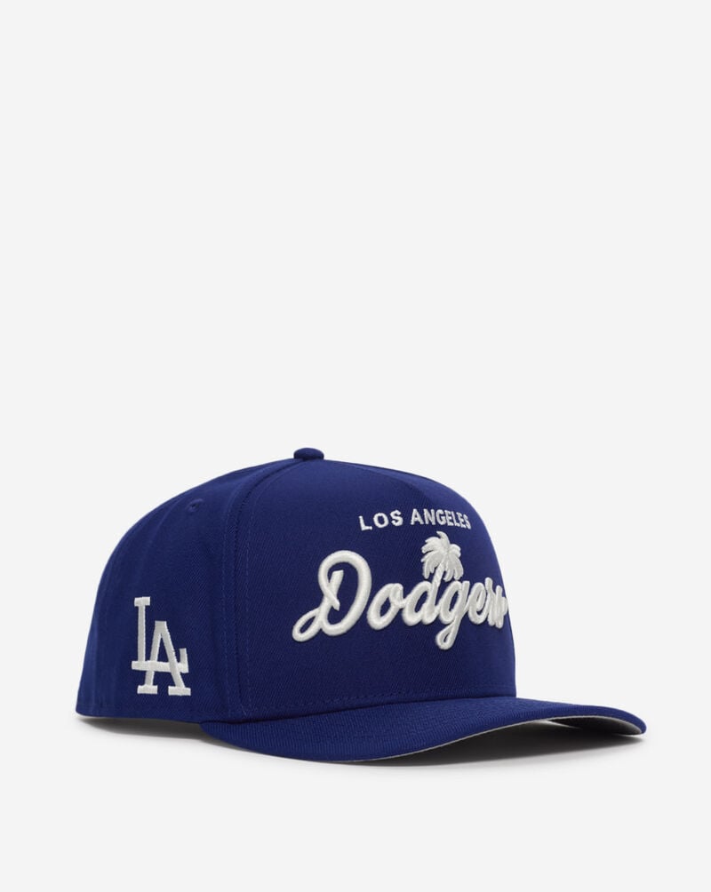 New Era 9Fifty Los Angeles Dodgers Local Play A-Frame Snapback Hat 60758337 Blue 1