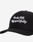 Field Grade Respectfully Wool Trucker Hat 1005026 Black 2