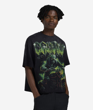 Caution Defense Team Cropped Tee