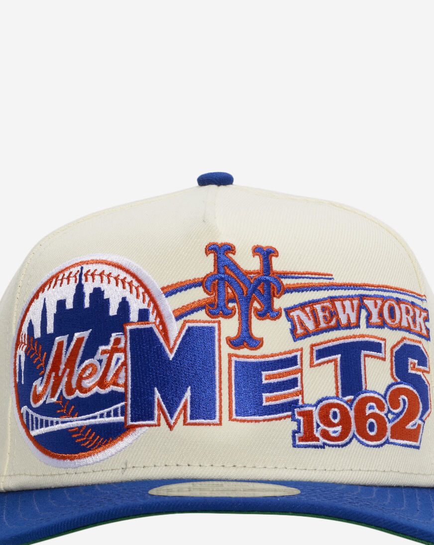 Shop New Era 9Fifty New York Mets Classic A-Frame Snapback Hat