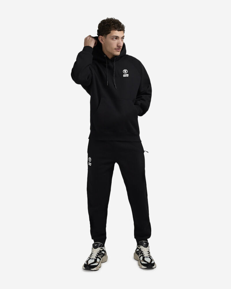 AAPE Fleece Hoodie AAPSWMB324XXN-BKX Black 4