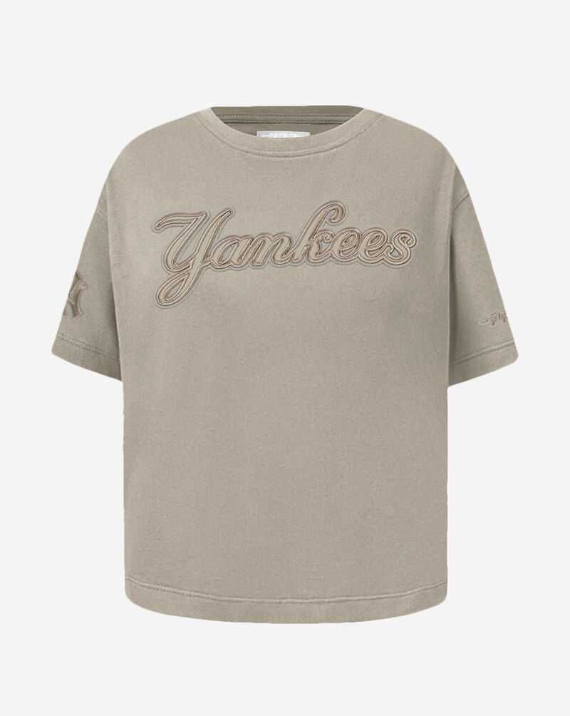Big Kids' New York Yankees Neutral Boxy Tee