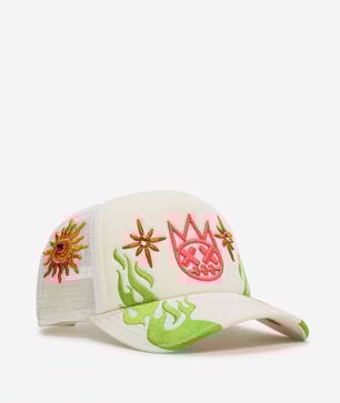 Sunny Daze Spider Mesh Back Trucker Hat
