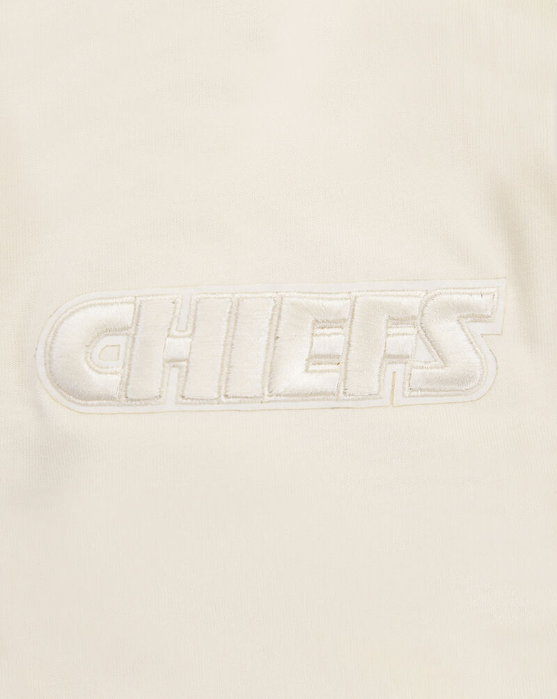 PRO STANDARD Kansas City Chiefs Neutral Drop Shoulder Tee FKC144785-EGG cream 2