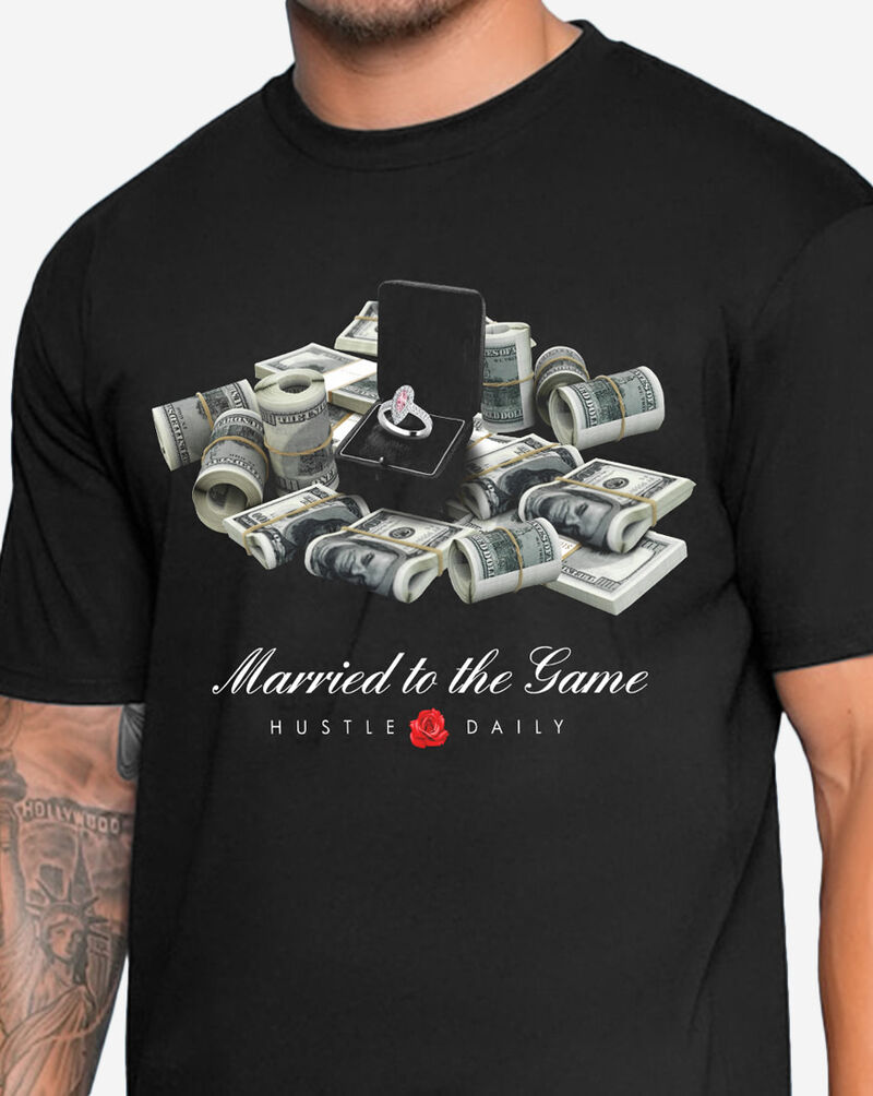 Hasta Muerte Married To The Game Tee HM-MARRIEDTOTHEGAME-TEE-BLACK Black 3
